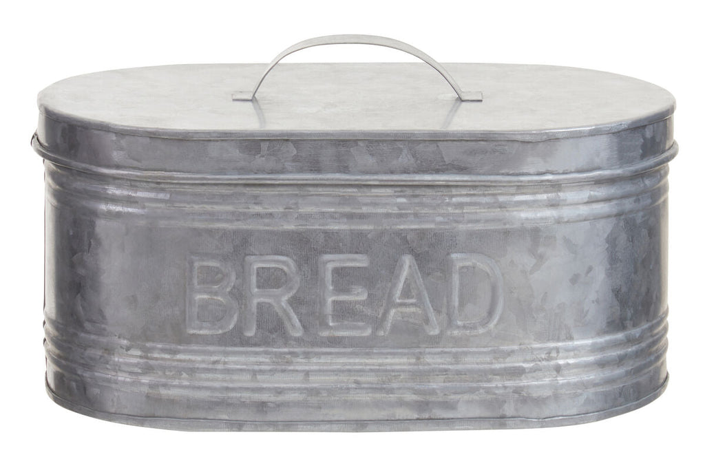 Orsina Drummond Bread Bin – Galvanised Steel Kitchen Storage Box