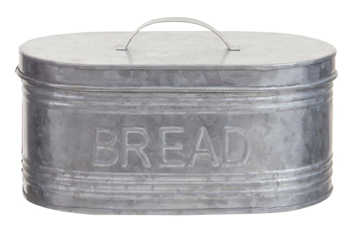 Orsina Drummond Bread Bin – Galvanised Steel Kitchen Storage Box