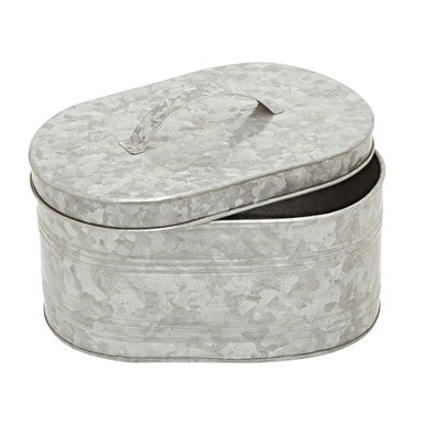 Orsina Drummond Bread Bin – Galvanised Steel Kitchen Storage Box