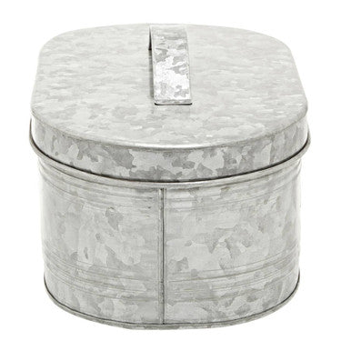 Orsina Drummond Bread Bin – Galvanised Steel Kitchen Storage Box