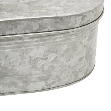 Orsina Drummond Bread Bin – Galvanised Steel Kitchen Storage Box