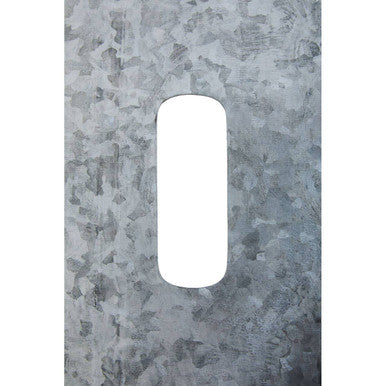 Orsina Drummond Galvanised Steel Rectangular Tissue Box Cover