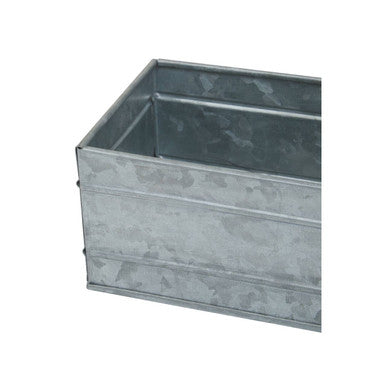 Orsina Drummond Galvanised Steel Rectangular Tissue Box Cover