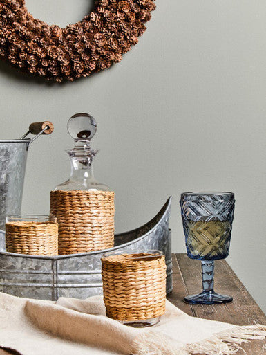Orsina Galvanised Steel Oval Serving Trays – Set of 2 Nesting Trays