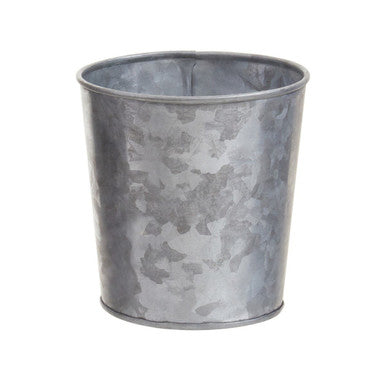Orsina Galvanised Steel Herb Pots with Tray - Set of 3 Window Planters