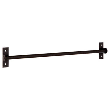 Orsina Sorello Matt Black Hanging Rail – Modern Wall Storage System