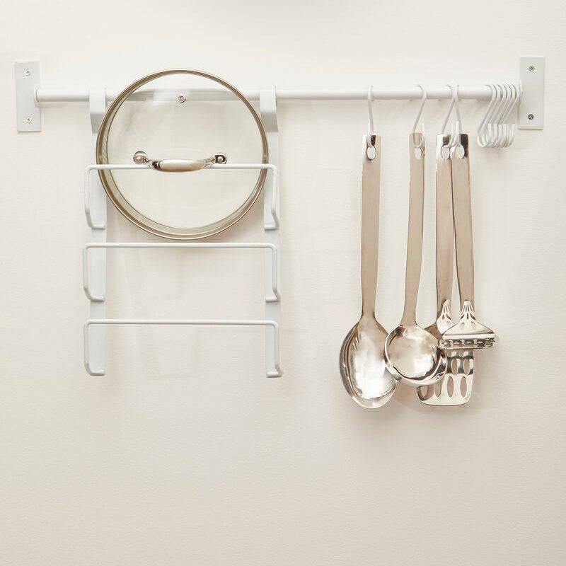 Orsina Sorello White Hanging Rail – Minimalist Wall Storage Bar