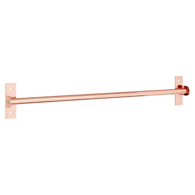 Orsina Sorello Rose Gold Hanging Rail – Wall Mounted Clothes Rack