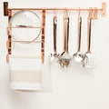 Orsina Sorello Rose Gold Hanging Rail – Wall Mounted Clothes Rack