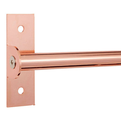 Orsina Sorello Rose Gold Hanging Rail – Wall Mounted Clothes Rack