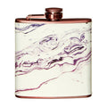 Orsina Auden Rose Gold Hip Flask – Marble Effect Bar Accessory