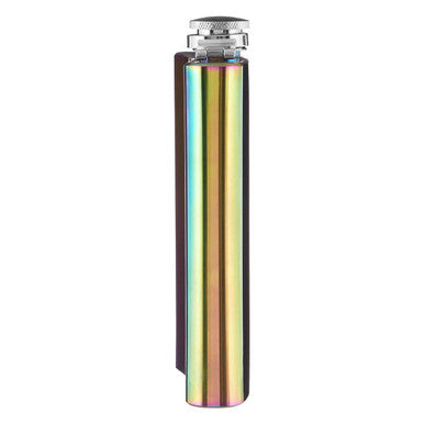 Orsina Auden Iridescent Oil Slick Hip Flask – Curved Pocket Flask