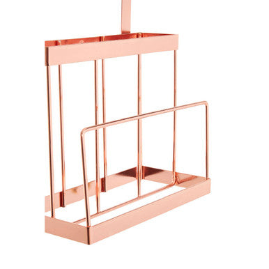 Orsina Rose Gold Hanging Knife Storage Rack & Cutting Board Holder