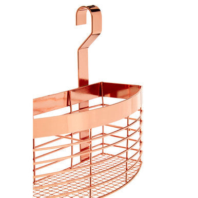 Orsina Sorello Rose Gold Hanging Storage Basket | Kitchen Utensil Holder