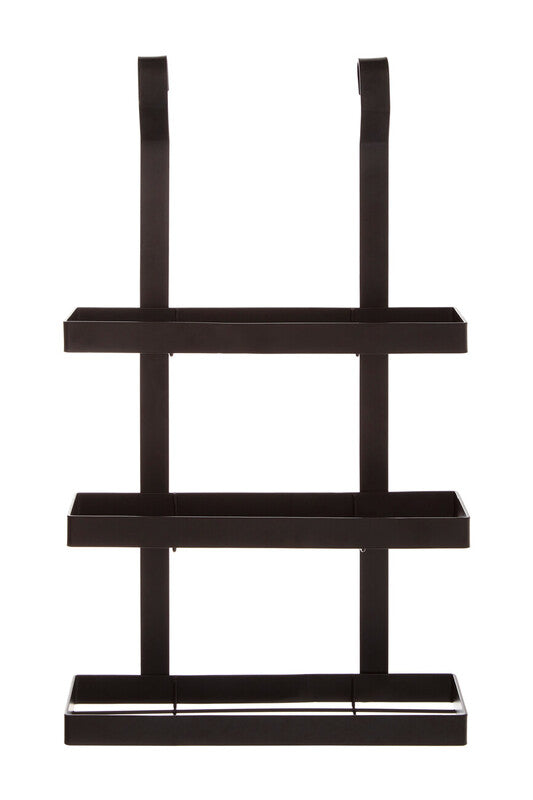 Orsina Sorello 3-Tier Hanging Kitchen Rack - Matt Black Storage