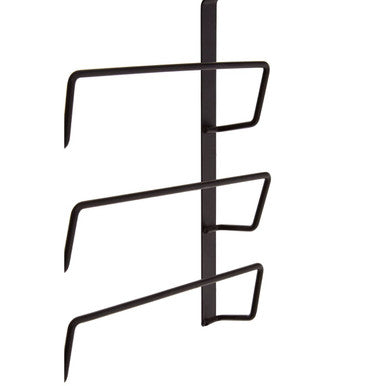 Orsina Sorello Hanging Pan Lid Rack – Matt Black Kitchen Organizer