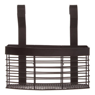 Orsina Sorello Matte Black Hanging Storage Basket | Kitchen Organizer