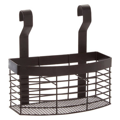 Orsina Sorello Matte Black Hanging Storage Basket | Kitchen Organizer