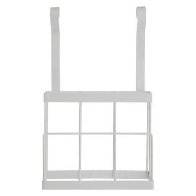 Orsina Sorello White Iron Hanging Knife Storage Rack & Board Holder