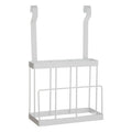 Orsina Sorello White Iron Hanging Knife Storage Rack & Board Holder