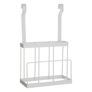 Orsina Sorello White Iron Hanging Knife Storage Rack & Board Holder