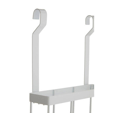 Orsina Sorello White Iron Hanging Knife Storage Rack & Board Holder