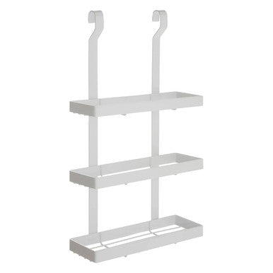 Orsina Sorello 3-Tier Hanging Kitchen Rack – White Iron Spice Shelf