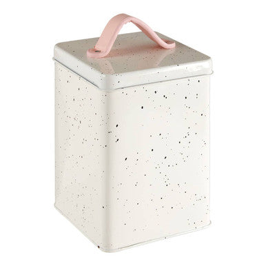 Orsina Sweet Heart Small Ceramic Storage Canister – Speckled Finish