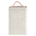 Orsina Sweet Heart Small Ceramic Storage Canister – Speckled Finish