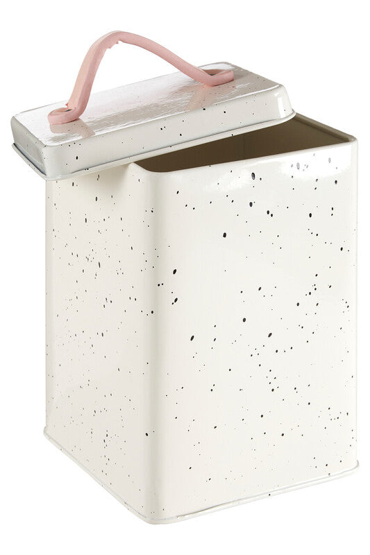 Orsina Sweet Heart Small Ceramic Storage Canister – Speckled Finish