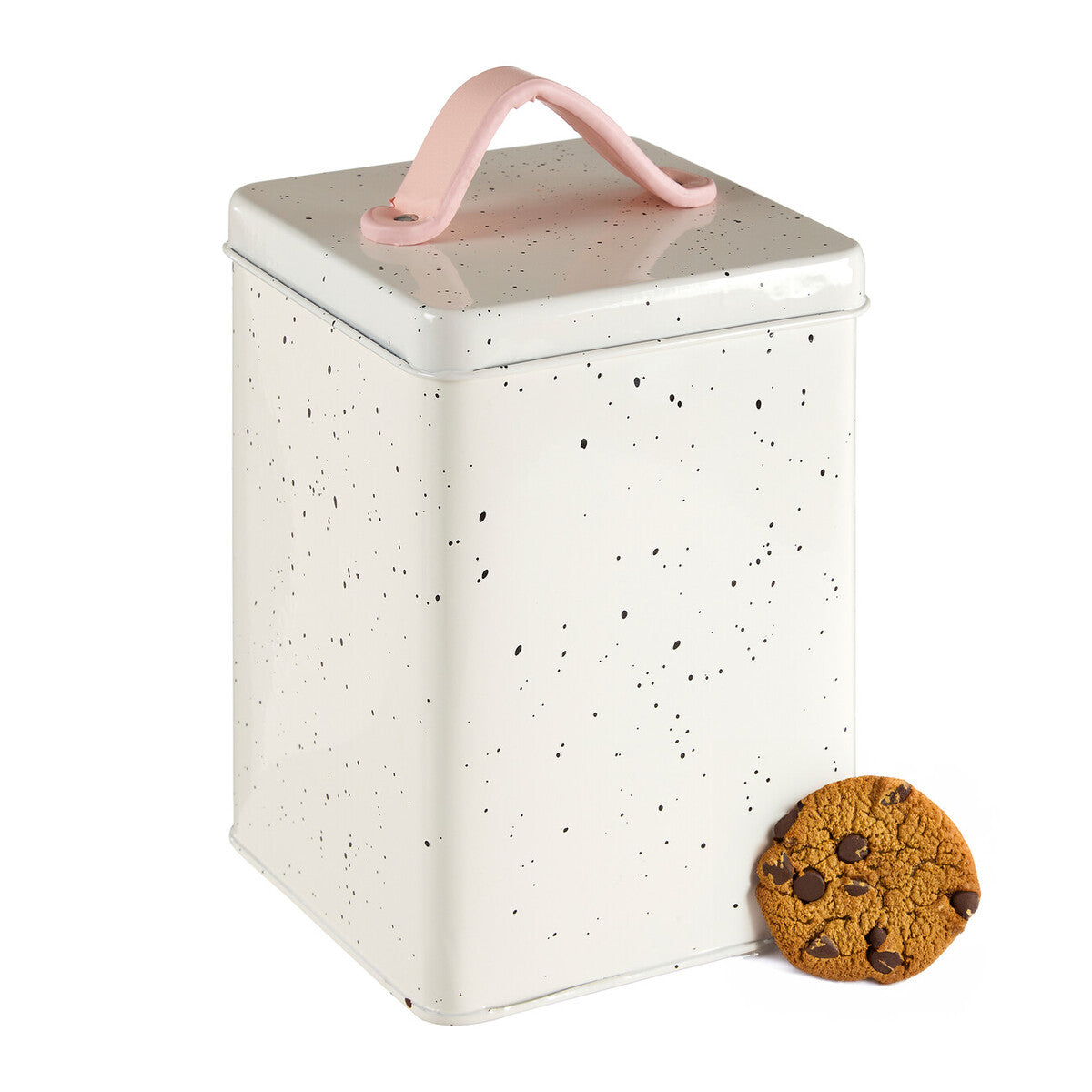 Orsina Sweet Heart Small Ceramic Storage Canister – Speckled Finish