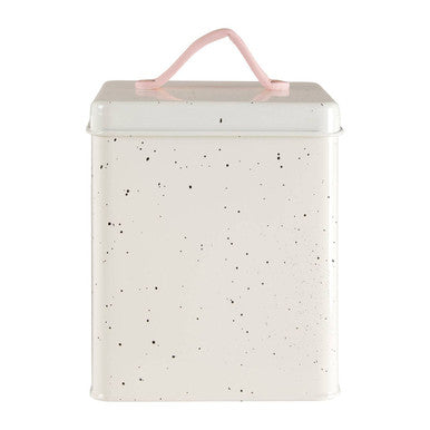 Orsina Sweet Heart Large Ceramic Food Storage Canister | Creamy White