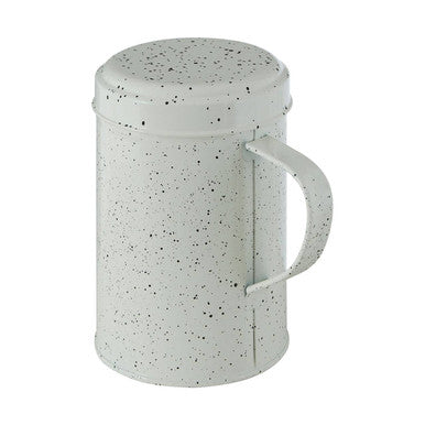 Orsina Sweet Heart Flour Shaker – Speckled White Ceramic Baking Tool