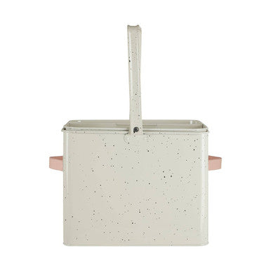Orsina Sweet Heart Cleaning Caddy – Silver Housekeeper Storage Box