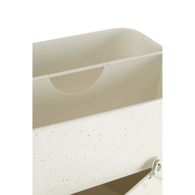 Orsina Sweet Heart Cleaning Caddy – Silver Housekeeper Storage Box