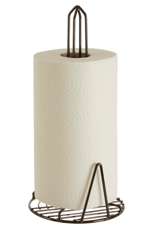 Orsina Vertex Paper Towel Holder – Black Nickel Kitchen Roll Stand