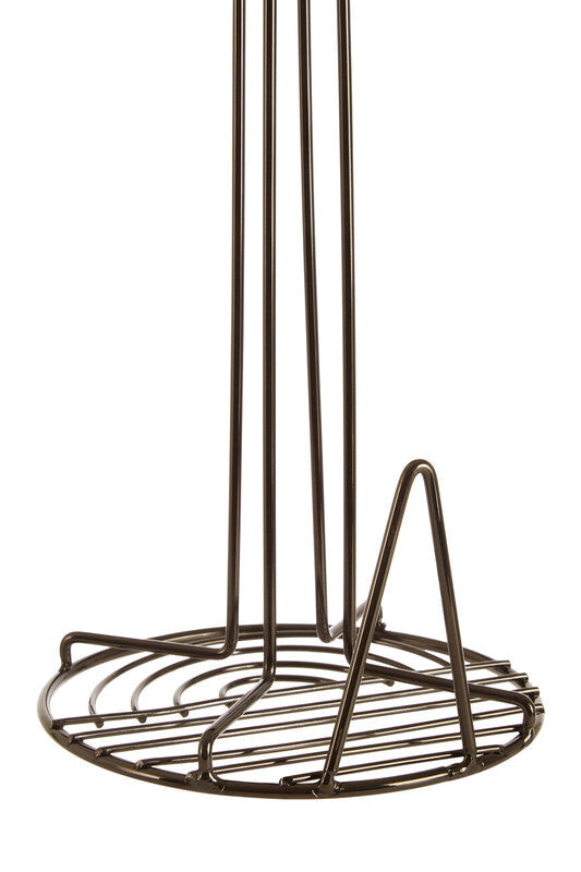 Orsina Vertex Paper Towel Holder – Black Nickel Kitchen Roll Stand