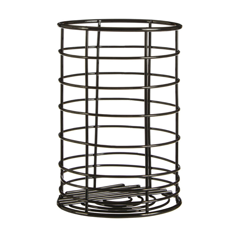 Orsina Vertex Utensil Holder – Black Nickel Finish Kitchen Organizer