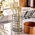 Orsina Vertex Utensil Holder – Black Nickel Finish Kitchen Organizer