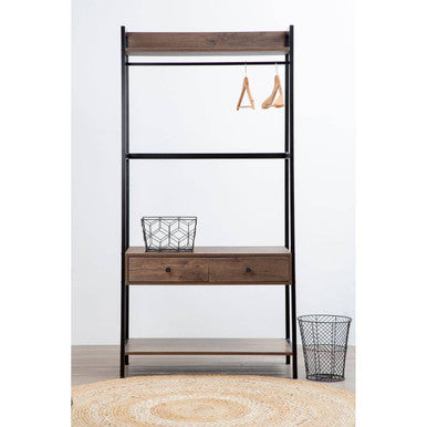Orsina Vertex Storage Basket – Black Powder Coat Metal Organizer