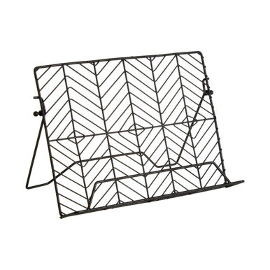 Orsina Vertex Cookbook Stand – Black Powder Coated Tablet Holder