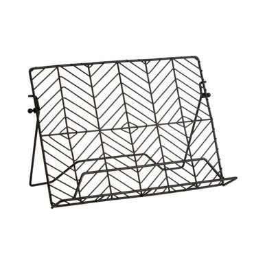 Orsina Vertex Cookbook Stand – Black Powder Coated Tablet Holder