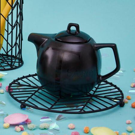 Orsina Vertex Round Wire Trivet – Black Powder Coat Heat Protector
