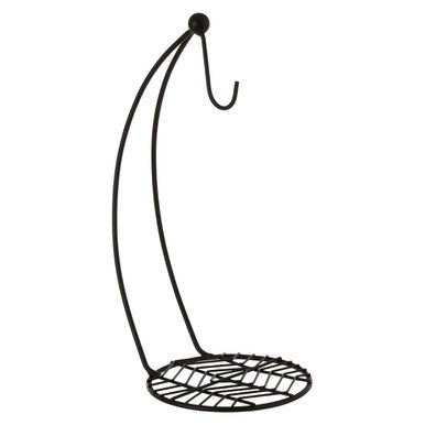 Orsina Vertex Banana Hanger – Black Powder Coat Modern Fruit Stand