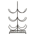 Orsina 6-Bottle Wine Rack – Black Powder Coat Countertop Storage