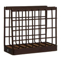 Orsina Vertex Bronze Napkin Holder – Powder Coated Steel & Rubberwood
