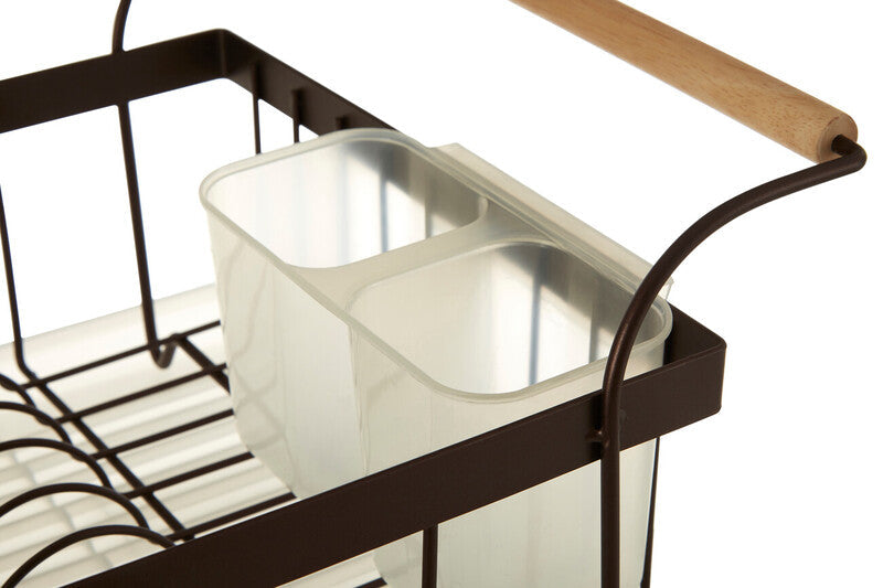 Orsina Vertex Dish Drainer – Bronze Powder Coated Rack with Drip Tray