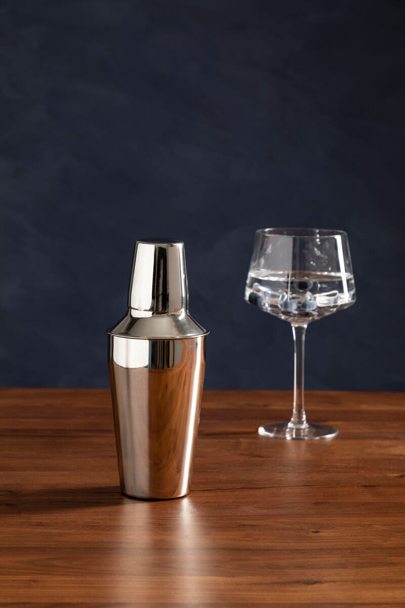 Orsina Dakota Stainless Steel Cocktail Shaker - Shiny Finish, 500ml