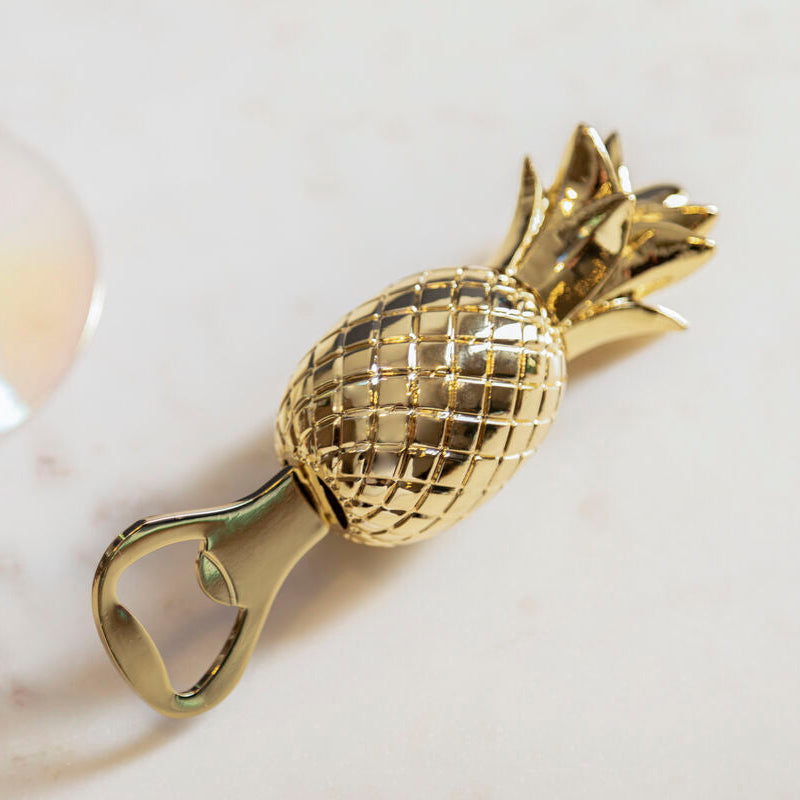 Orsina Pineapple Bottle Opener – Modern Retro Bar Tool in Solid Metal