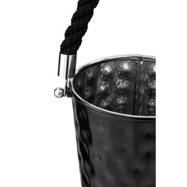 Orsina Miressa Small Black Party Bucket – Matte Drink Cooler with Handle